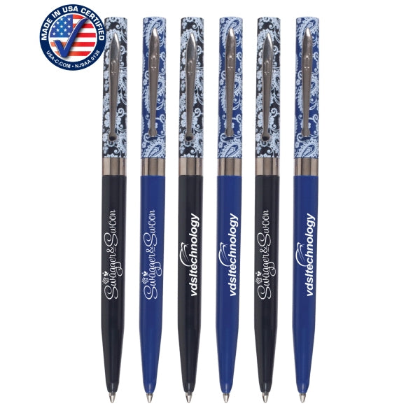 Certified USA Made, Paisley Designed Twister Deluxe Pen-mijuprint-mijubuy-미주프린트-미주바이