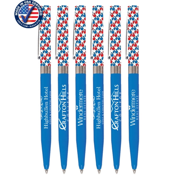 Patriotic Stars, Twister Deluxe Pen-mijuprint-mijubuy-미주프린트-미주바이