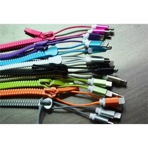 Zipper-sharp USB Charging Cable-mijuprint-mijubuy-미주프린트-미주바이