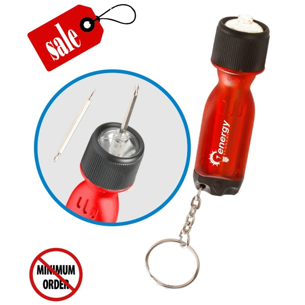 Closeout Union Printed, Flashlight Screwdriver Keychain-mijuprint-mijubuy-미주프린트-미주바이