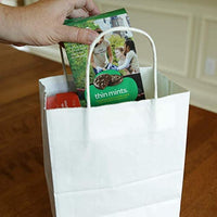 White Kraft  Shopping Bag