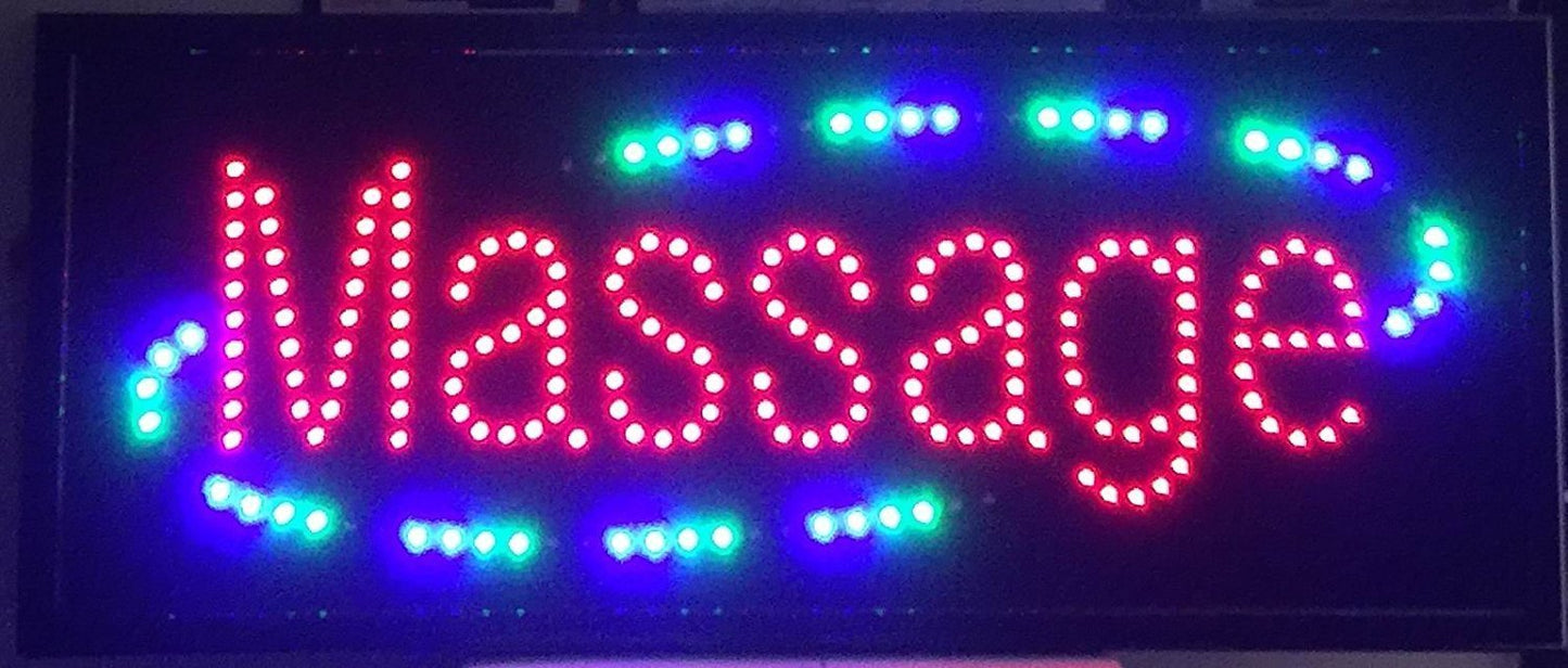 LED 마사지 가게 싸인