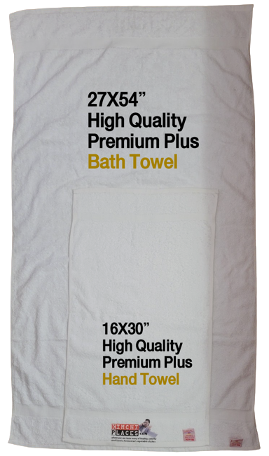 g|Towels,100% Cotton, High Quality ,White, Full Color Screen Printed