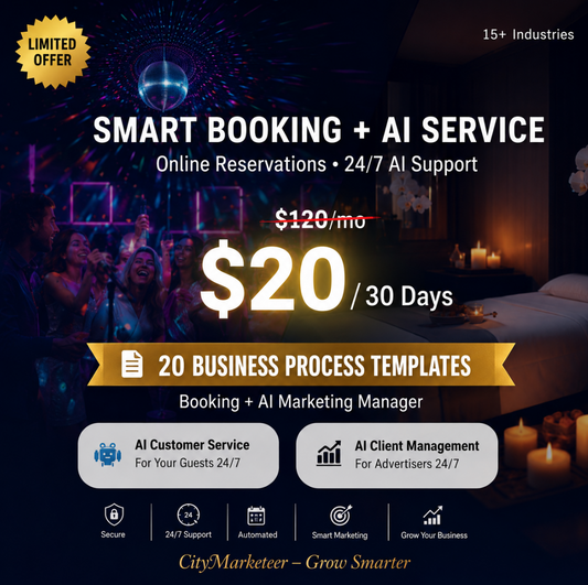 Booking & Scheduling — 30 Days
