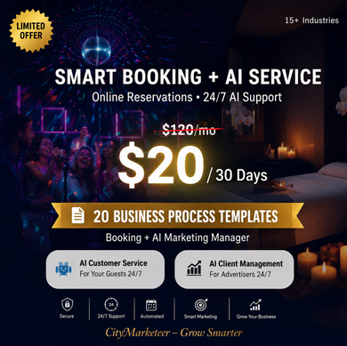 Booking & Scheduling — 30 Days