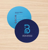 Business Cards: 3" Circle