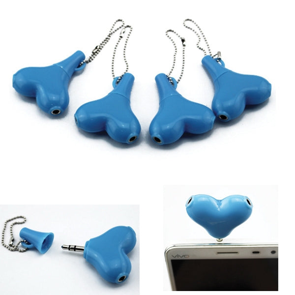 Heart Shape Earbud Splitter-mijuprint-mijubuy-미주프린트-미주바이