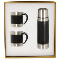 가죽 커피컵 보온병 세트, Leather-Coffee Cup and Thermos Set