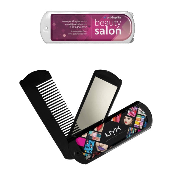 Travel Mirror & Comb Set - Full Color-mijuprint-mijubuy-미주프린트-미주바이