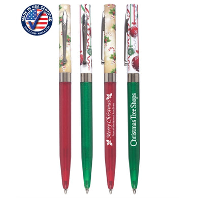 Certified USA Made, Holiday Design Twister Deluxe Pen-mijuprint-mijubuy-미주프린트-미주바이