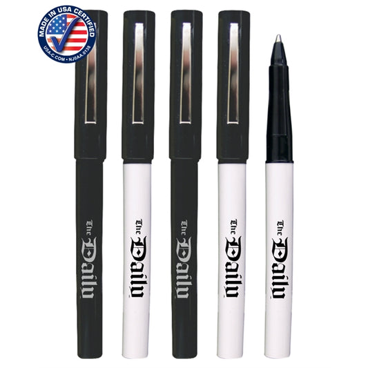 USA Made, "Bold & Beautiful" Stick Pen with Cap-mijuprint-mijubuy-미주프린트-미주바이