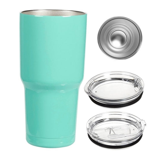 Stainless Steel Double Wall Vacuum Insulated Tumbler 2 Lids-mijuprint-mijubuy-미주프린트-미주바이