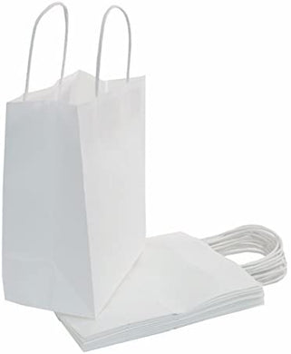 White Kraft  Shopping Bag