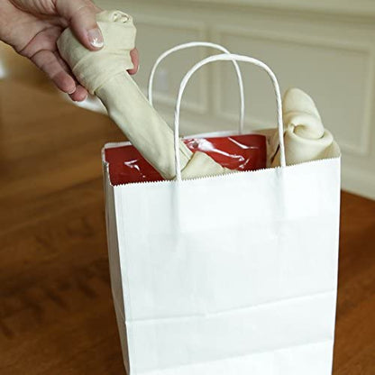 White Kraft  Shopping Bag