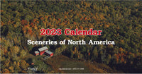 2024년용 미주용 탁상용 소량주문형 칼렌다(미국경치: American Scenery)
