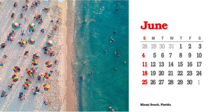 미주용 탁상용 소량주문형 칼렌다(미국경치: American Scenery)