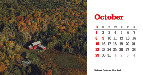 미주용 탁상용 소량주문형 칼렌다(미국경치: American Scenery)