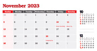 2024년 탁상용 칼렌다(달력)(소량 맞춤형 주문가능)