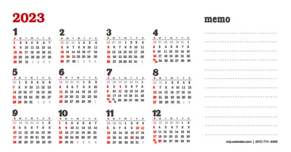미주용 탁상용 소량주문형 칼렌다(미국경치: American Scenery)