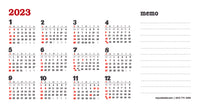 2024년 탁상용 칼렌다(달력)(소량 맞춤형 주문가능)