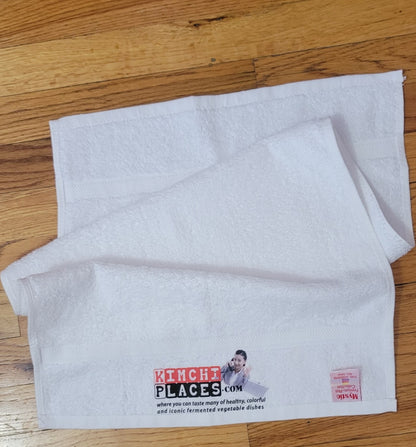 g|Towels,100% Cotton, High Quality ,White, Full Color Screen Printed