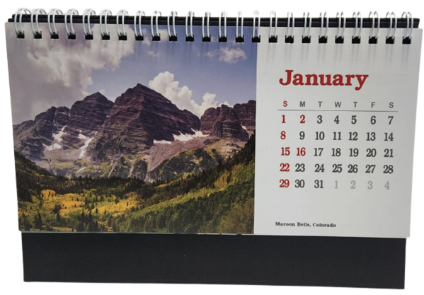 미주용 탁상용 소량주문형 칼렌다(미국경치: American Scenery)