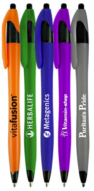 유색 슬림형 클릭펜<br>Colored Barrel Slim & Clicker Pen