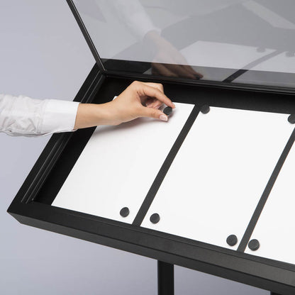 Metal Enclosed Menu Stands(4 Menu)