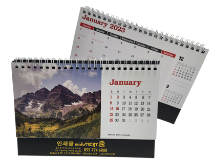 미주용 탁상용 소량주문형 칼렌다(미국경치: American Scenery)