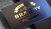 Luxurious Raised Foil Printing on 16 pt. Premium Matte Cover Paper