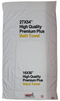 Towels,100% Cotton, High Quality ,White, Full Color Screen Printed